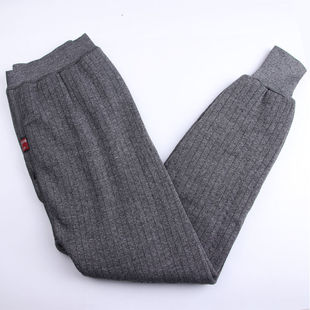 Winter Men's Warm Pants fleece-lined Thickened Men's Cotton Pants Leggings Extra Large Size High Waist Cold-proof Men's Wool Pants Cashmere Pants