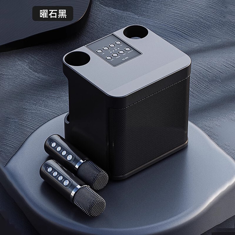 YS203K ソング Bluetooth スピーカーホームワイヤレス Bluetooth デュアルマイクマイクオールインワン KTV ホームオーディオ|undefined