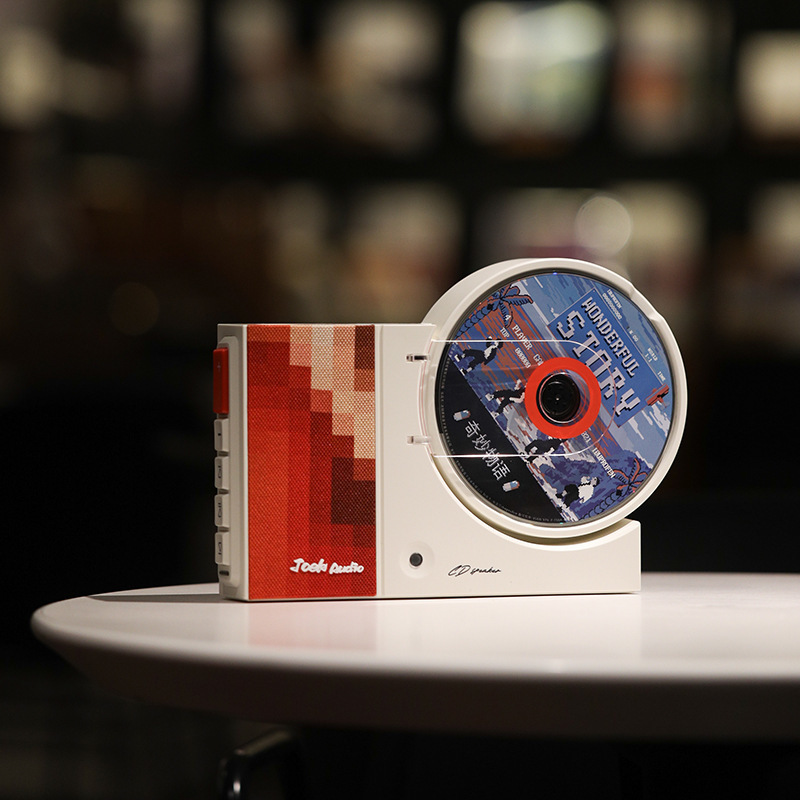 TARRE CD机壁挂无线蓝牙音箱USB充电音响带电池播放机|ms