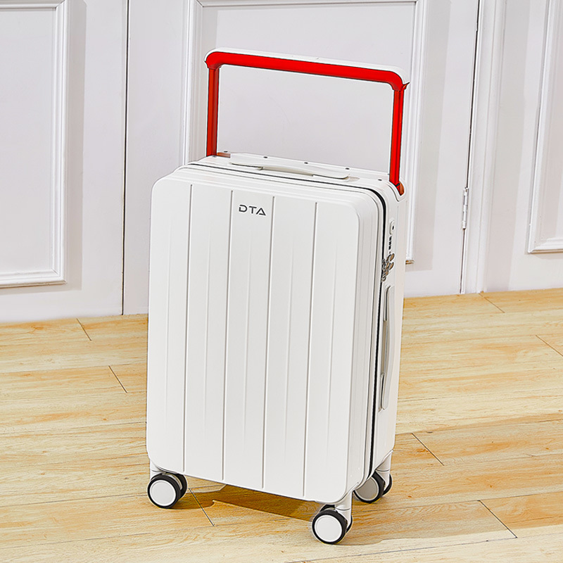 Dta Wide Trolley Suitcase for Women 20inch Boarding Case Small Lightweight Travel Password Trolley Case for Men 24 Chain