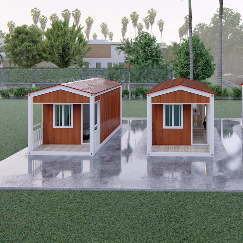 Casa de contenedores de agujas del fabricante puede tener decoración al aire libre desmontaje hotel móvil alojamiento residencial sala de contenedores móviles