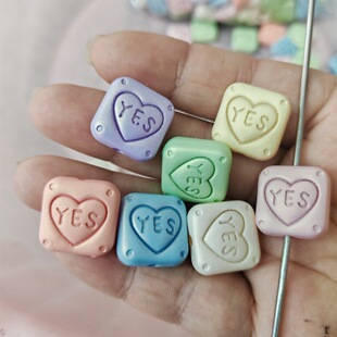 18mm�ý��ָ��������ĸYES���K�� DIY�ֹ����鴮�P����Ʒ���