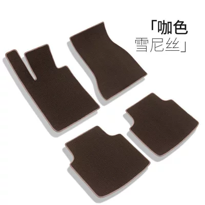 Car Carpet | wear-resistant, for rear, driver's and passenger's seats - easy-to-clean-snowy-earl-grey-front-rear-back-seats