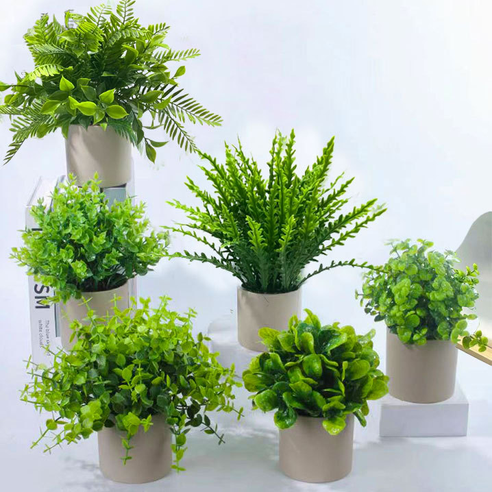 Artificial flowers, fake bonsai, small potted plants, living room and office decoration, fake flowers, TV cabinet, entryway, wine cabinet, decorative items, floral arrangements