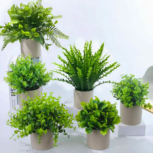Artificial flowers, fake bonsai, small potted plants, living room and office decoration, fake flowers, TV cabinet, entryway, wine cabinet, decorative items, floral arrangements