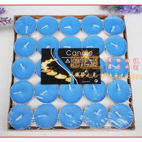 Venta caliente al por mayor té cera de aluminio Shell vela 1,5 horas Hotel KTV eliminación de humo sabor té preservación del calor calefacción té cera generación pelo