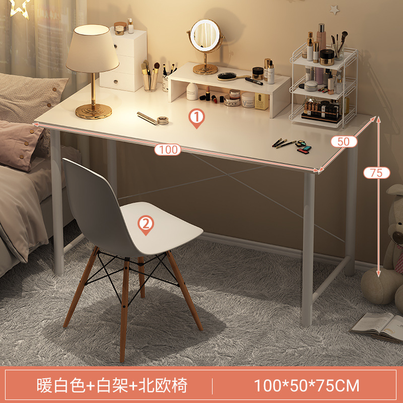 Tocador chica dormitorio mesa de maquillaje moderno simple pequeño apartamento ins estilo escritorio gabinete de almacenamiento integrado tocador