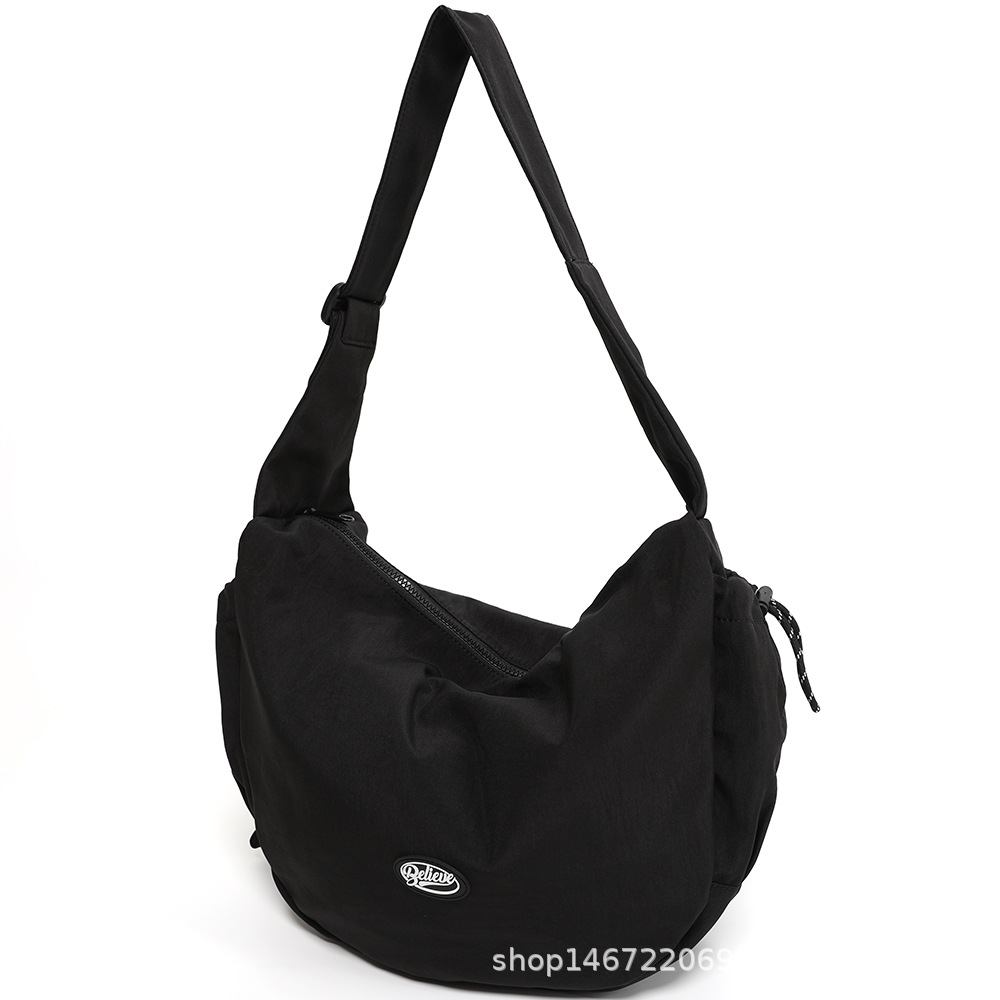 Trendy 2025 New Nylon Crossbody Bag Unisex Fashion Commuter Large Capacity Dumpling Shoulder Bag - Thumbnail 7