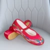Caifeng Pearl Button Red
