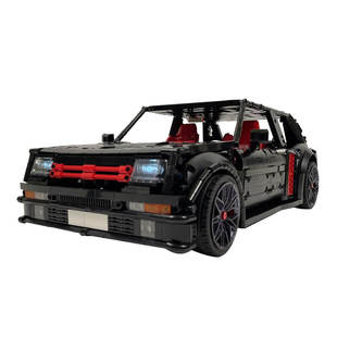 Building Blocks Cross-Border Moc-115234 Retro Car Model 2992 Accessories/Black Toys Christmas Gift