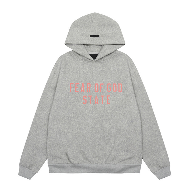 FEAR OF GOD マルチライン エッセンシャル トレンド 新胸ロゴ ラミネート フード付き スウェットシャツ FOG|undefined