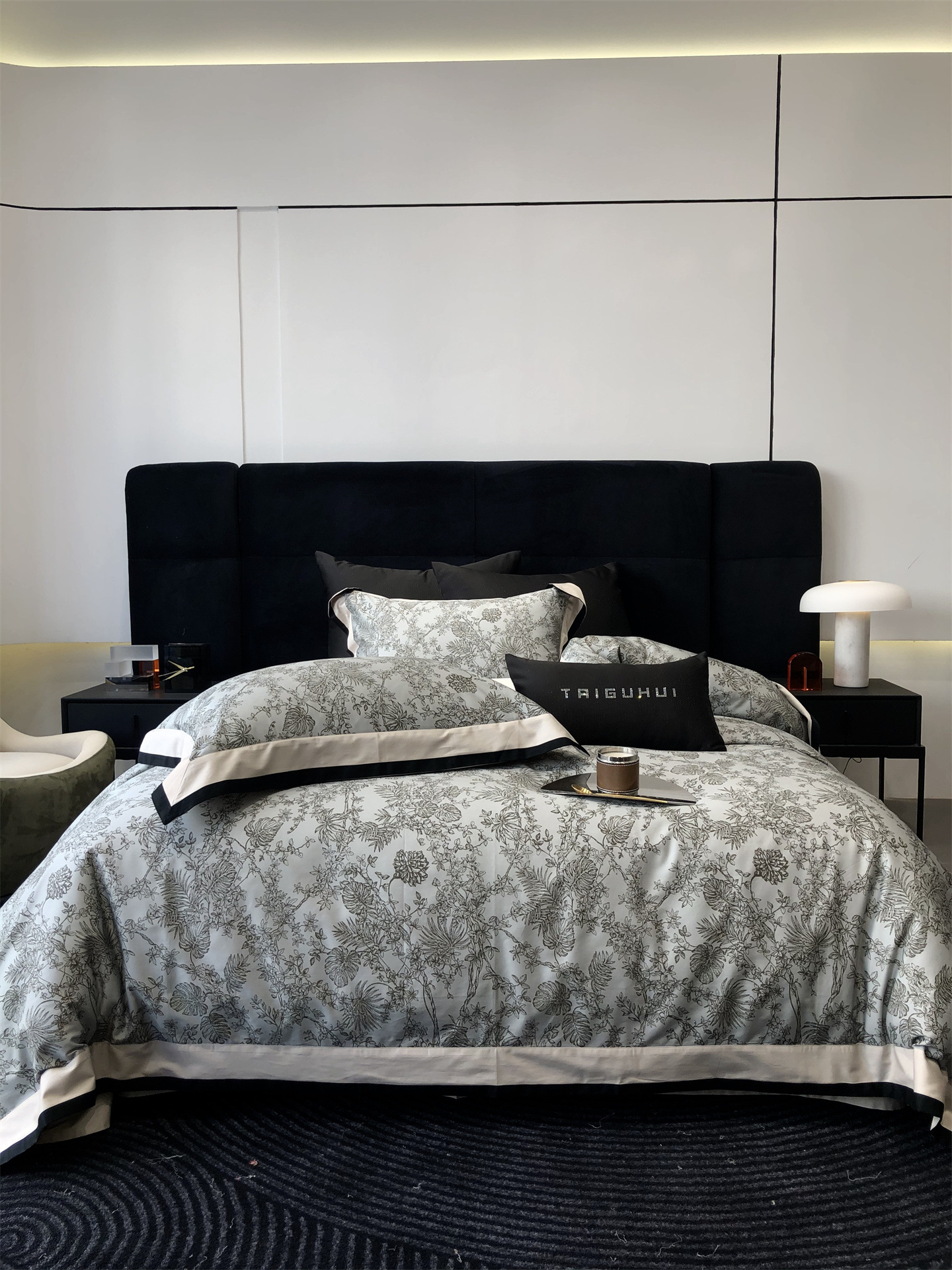 Completo letto matrimoniale vintage stile francese in cotone_voghion.com