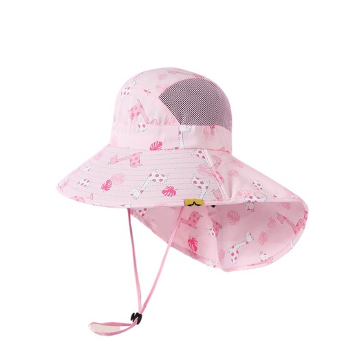 Children's sun hat, baby sunshade cap, girls' fisherman hat, boys' large-brimmed sun hat, summer thin UV-protective