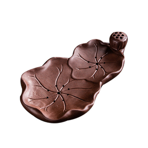 Chinese water storage type purple sand dry gun tea tray home creative simple ceramic integrated drainage tea table tea tray