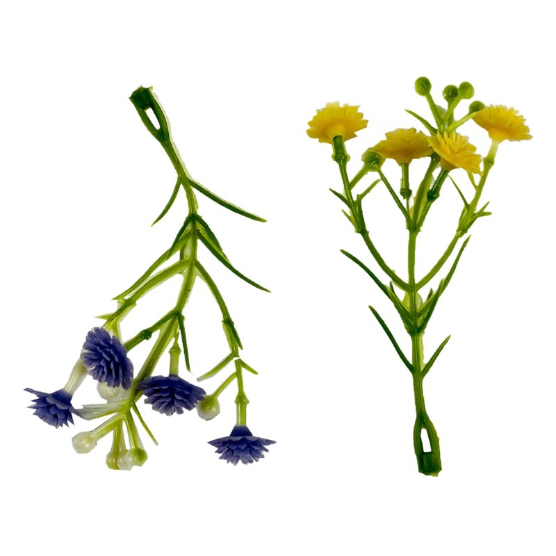 Artificial de goma suave estrellado falso flor DIY horquilla Garland Ropa Accesorios boda arreglo floral fotografía apoyos flor decorativa