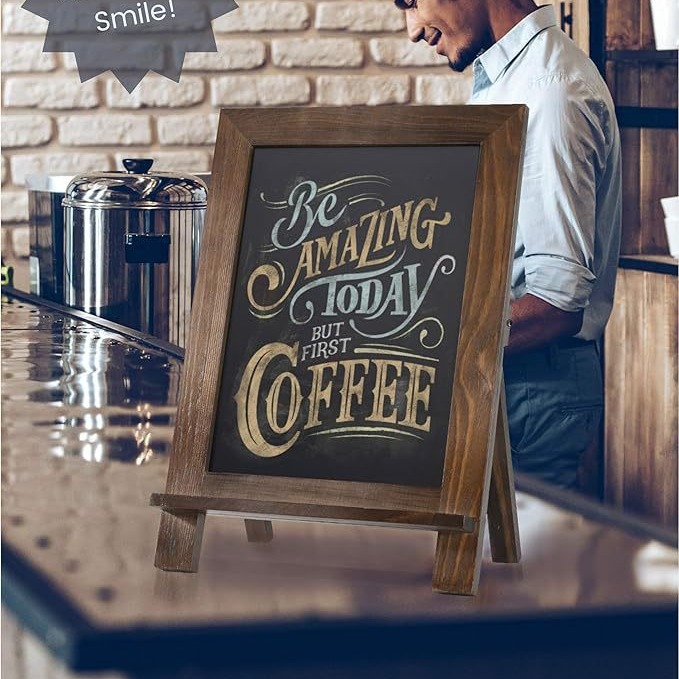 Oficina de madera pequeña pizarra producto promoción mensaje pequeña pizarra casa enseñanza madera pequeña pizarra