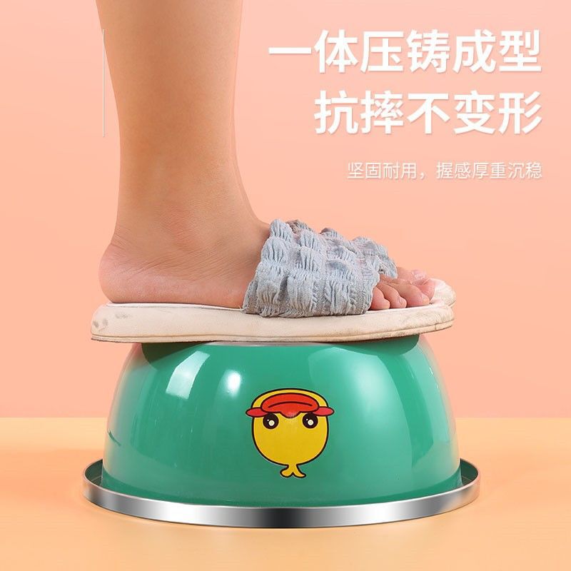 蓋付き極厚ステンレス洗面器、食品グレード洗面器、ステンレス丸洗面器、洗面器容器、家庭用卵洗面器|undefined