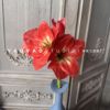 Red Simulation Flower Wedding Wedding Hall Fake Flower Decoration Road Insert Flower Silk Flower Ceiling Flower Foreign Trade Cross -border