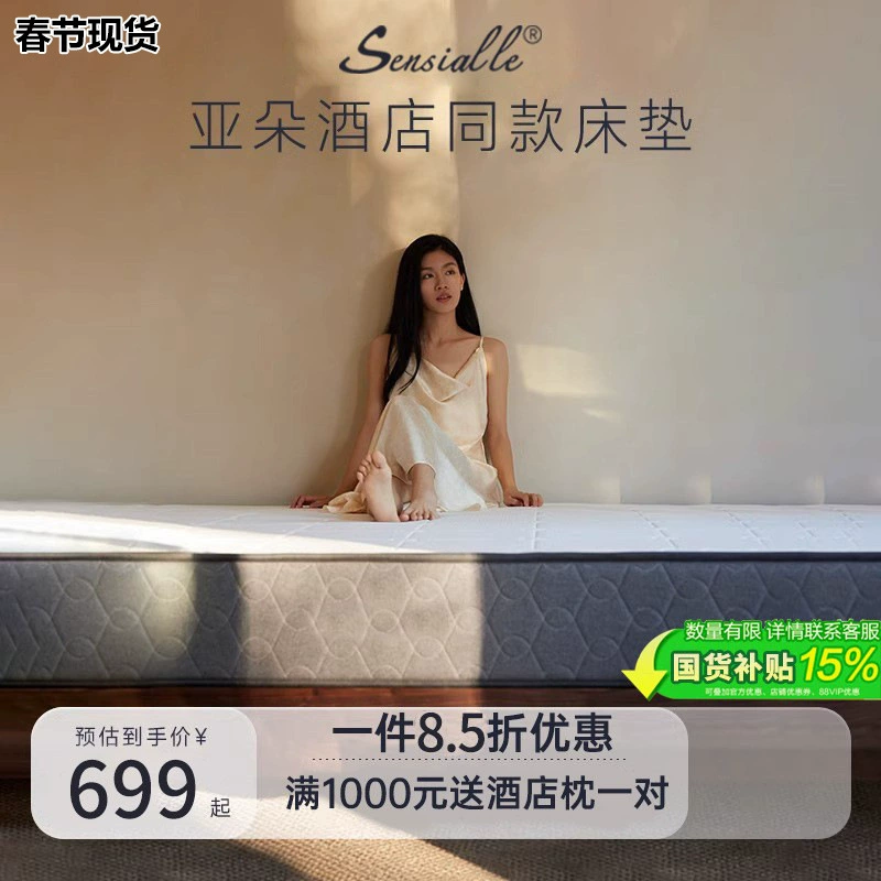 Официальная модель Atour Hotel: Матрас из пены с эффектом памяти, двусторонний, для защиты позвоночника, бесшумный, особо толстый