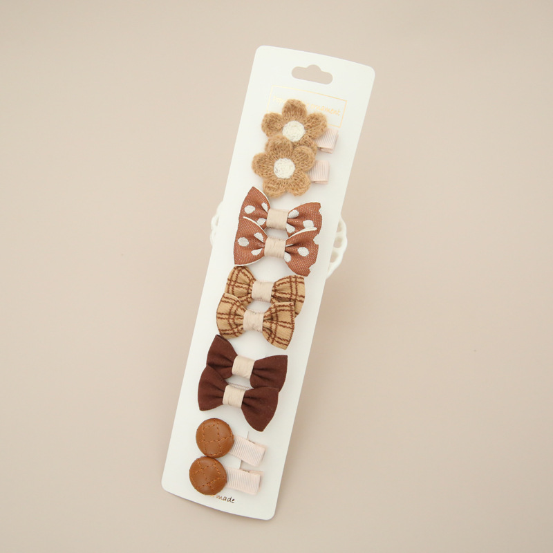 A116 fábrica al por mayor de los niños tocado accesorios para el pelo del bebé arco horquilla básica 10 unidades traje 1 Grupo