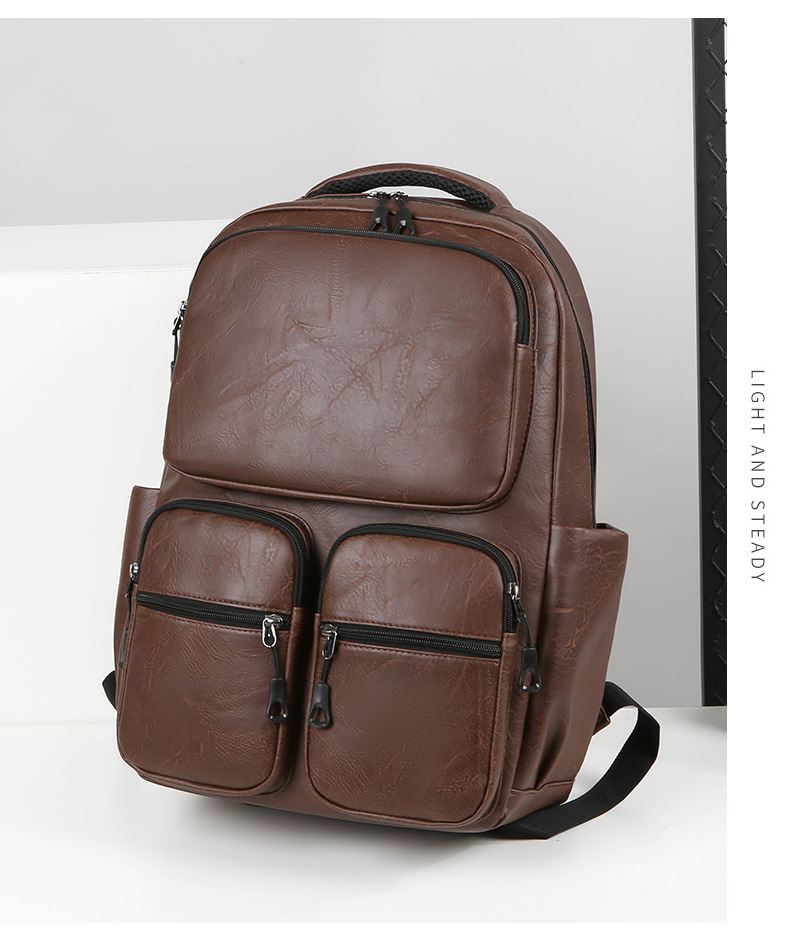 Men's backpacks, large-capacity travel bags, simple computer backpacks, school bags for junior high school, senior high school and college students, women's business bags undefined