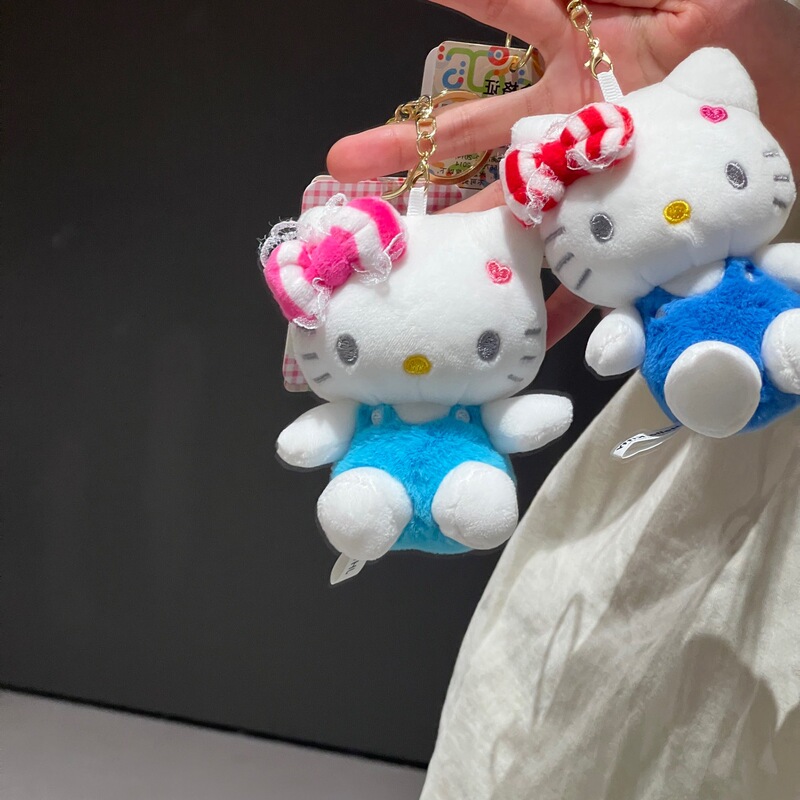正規認定 ハローキティ クラシック 座り姿勢 かわいい 小さなペンダント ぬいぐるみ ペンダント キーホルダー|undefined