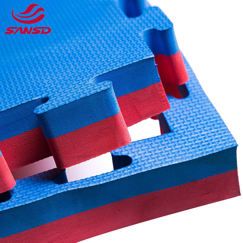 Sansida Taekwondo Floor Mat EVA Foam Mat for Combat Sports Training, Dance, Sound Insulation, Shock Absorption, and Collision Prevention