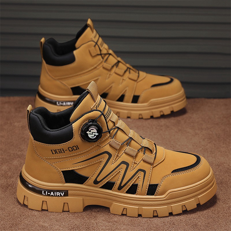 Martin botas hombre otoño invierno 2025 nuevo invierno ruibarbo zapatos de hombre zapatos de cuero casuales zapatos de estilo hombre de alta calidad zapatos de moda