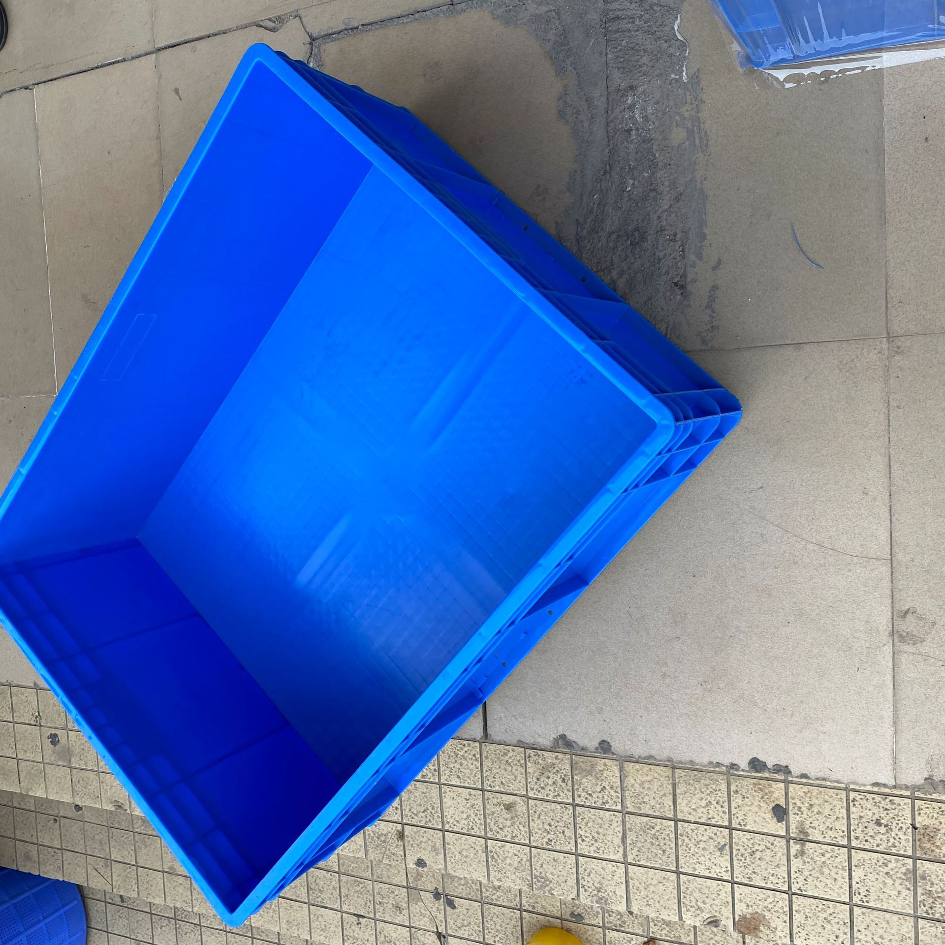 EU8628配件五金塑胶箱 汽车配件工件包装PP周转箱欧标800*600*280