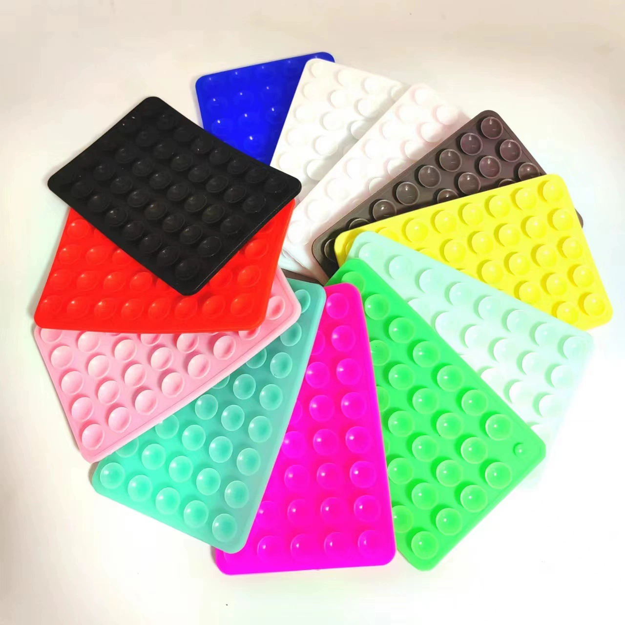 Multifunctional silicone double-sided square self-adhesive non-slip mobile phone, 40