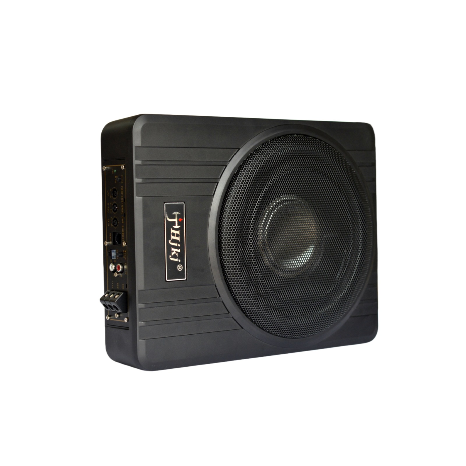 Car Audio 12V 10inch Ultra-Thin Subwoofer High-Power Car Audio Modification Small Steel Cannon Pure Bass Speaker