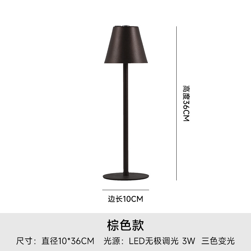 다크 브라운 + 삼색 라이트 + 충전기