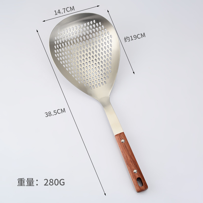 나무 손잡이와 Zanthoxylum 붕어 숟가락