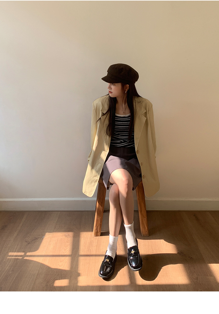 MOXI十三行女装皮衣外套女2024春秋新款韩版女式夹克PU皮夹克上衣详情30