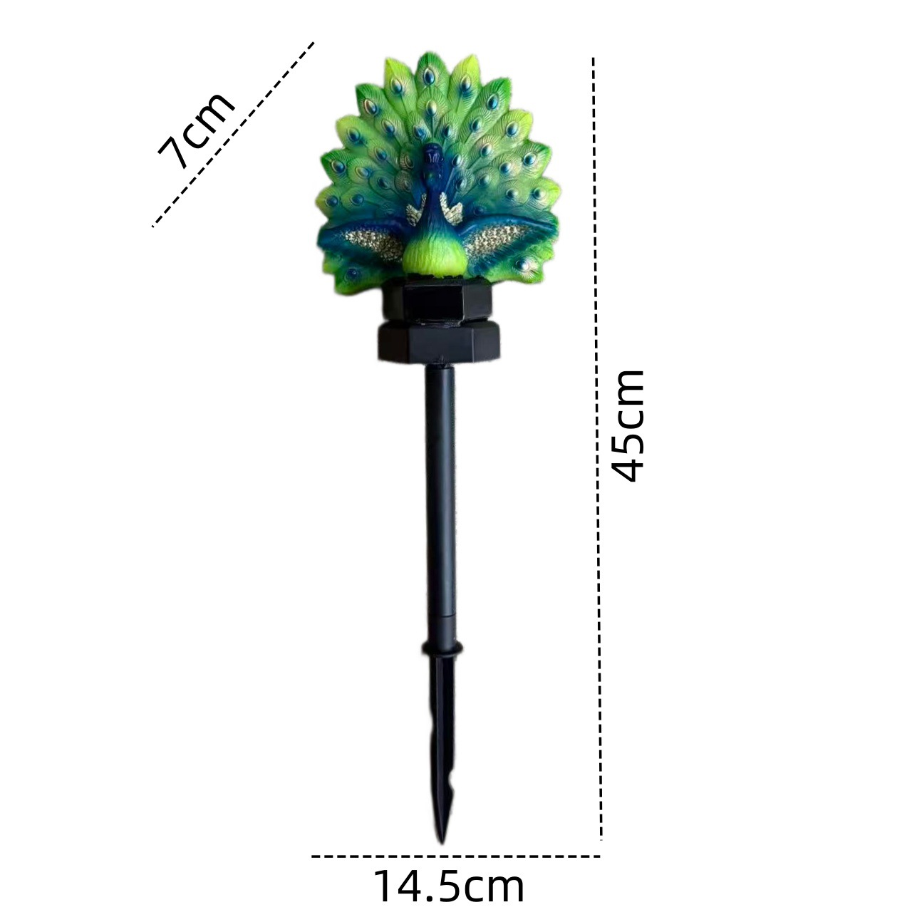 Lámpara Solar de Resina para Jardín Decorativa para Exterior y Patio
