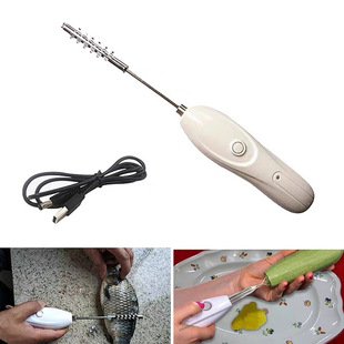Factory Household Fish Scale Scraper Multifunctional Vegetable and Fruit Corer Rechargeable Egg Beater Kitchen Tools Wholesale