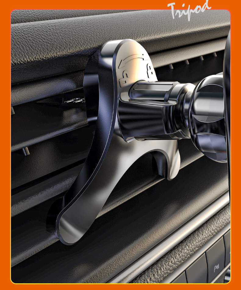 E-Commerce Popular Car Navigation Mobile Phone Holder Suitable for Car Air Outlet Multi-Function Navigation Gravity Mobile Phone Holder