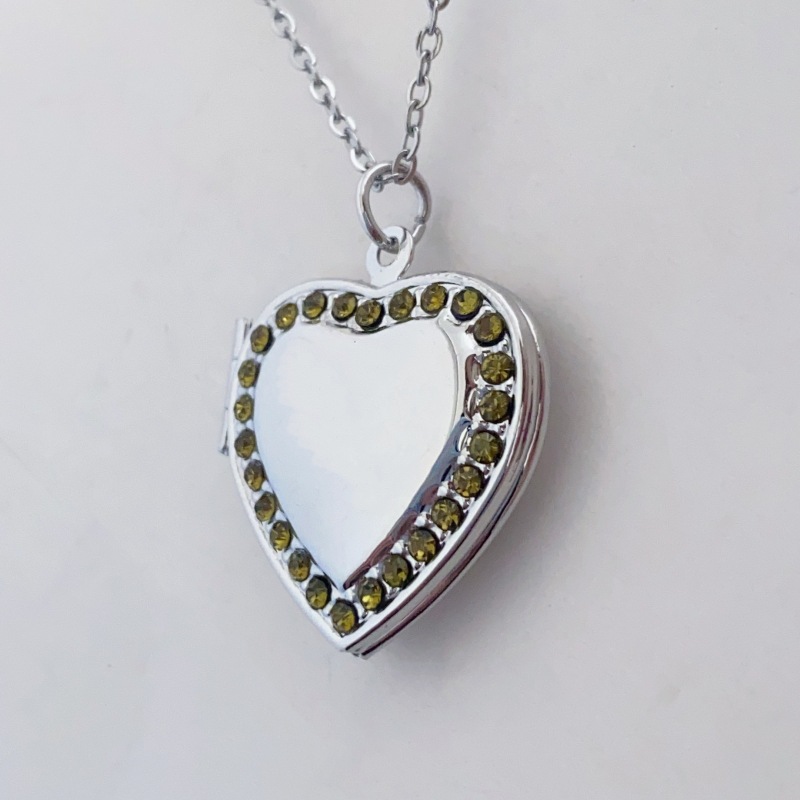 A63-13-38 verde oliva colgante + Cadena de acero de titanio