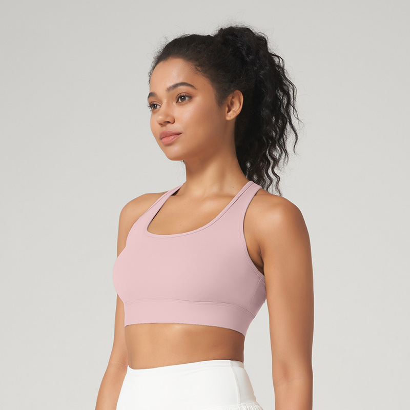 Yujia ropa interior deportiva de alta resistencia a prueba de golpes, hermosa espalda todo en uno fitness BRA nuevo sujetador estilo chaleco
