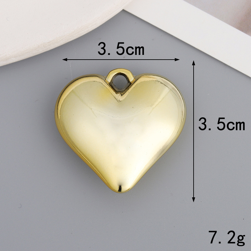 2g Weight Pendant Jewelry Making Type 2*2.1CM, 2*2.3cm, 3.5*3.5cm Jewelry Making Size DIY Jewelry Accessories Classification 1 Piece Quantity Plastic Material Heart Shape, Bow Knot Pattern All Seasons Season Plating Design Vintage Style, Classic Style Style 1 Piece 2*2.1CM 2*2.3cm 3.5*3.5cm Plastic Heart Shape Bow Knot Pendant 2