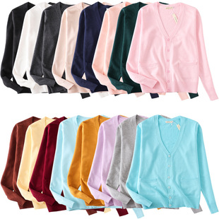 Wholesale Japanese JK uniform cardigan sweater student sweater Japanese college style school uniform soft super cute