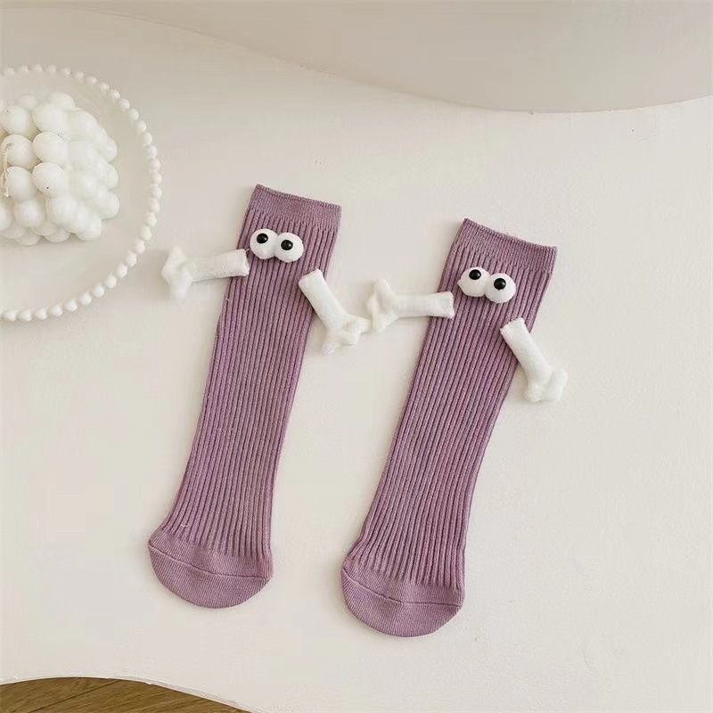 Unisex Casual Solid Color Polyester Cotton Polyester Crew Socks A Pair display picture 2