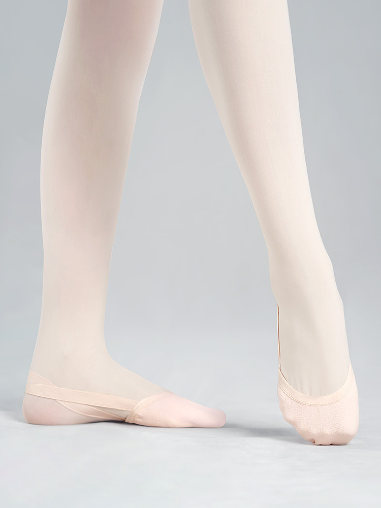 Zapatos de baile de tela elástica para niños Ballet de Mujer Zapatos de medio pie giratorios zapatos de ejercicio de fondo suave zapatos de cuerpo de examen de arte para adultos