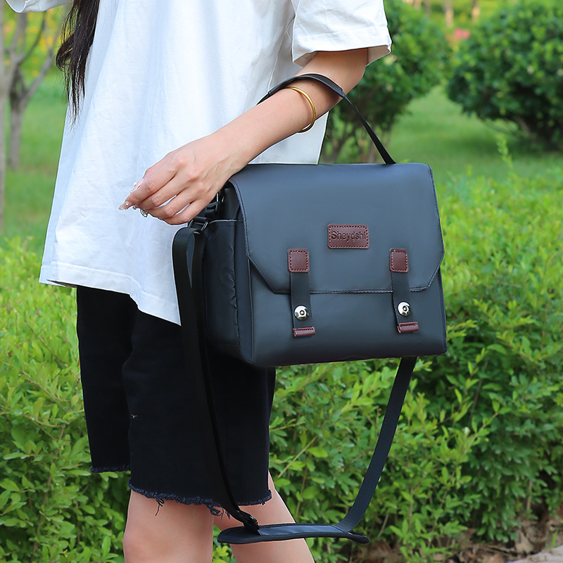 FUJI 휴대용 사진 가방 숄더 미러리스 디지털 카메라 가방 코드 카메라 CANON NIKON  A7 크로스 바디 방수