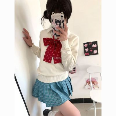 Japanese solid knitted sweater