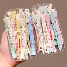 彩色蓬松神器化妆师定型夹子头饰发卡无痕发夹刘海夹鸭嘴夹定位夹