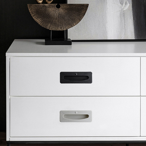 ABS plastic embedded handle Electrical box plastic handle Electrical box invisible handle Iron cabinet hidden handle