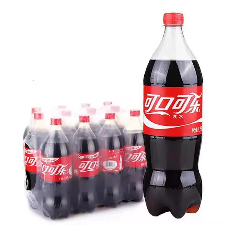 Бесплатная доставка Da Cola 1.25л*12/2л*6 большая бутылка полная коробка полностью установлена Sprite Coca-Cola водная газированная напиток