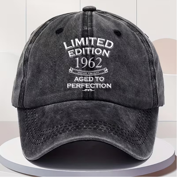 Washed vintage baseball cap, 60s cross-border new product, foreign trade duckbill cap, European and American dad hat, unisex denim hat