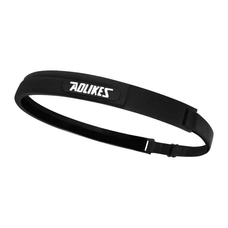 Aolkes actualizado deportes fitness sudor guía diadema correr baloncesto fútbol deportes transpiración antitranspirante banda para el cabello image 7